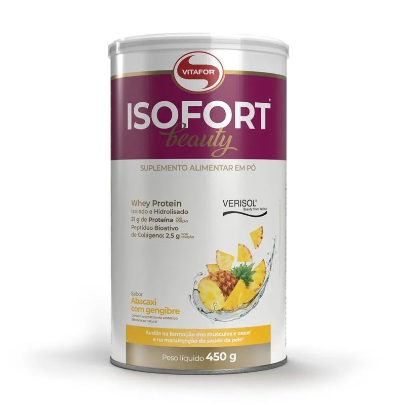Isofort Beauty - 450g abacaxi com gengibre - Vitafor