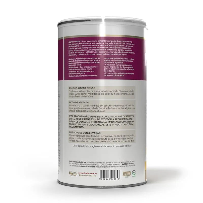 Isofort Beauty - 450g abacaxi com gengibre - Vitafor