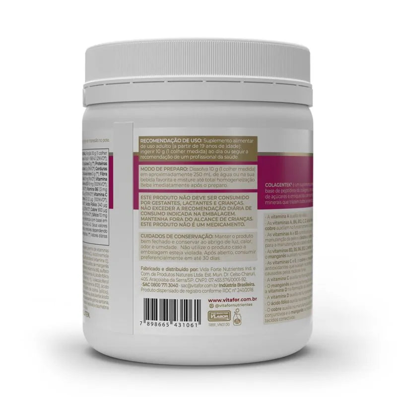 Colagentek - 300g tangerina - Vitafor