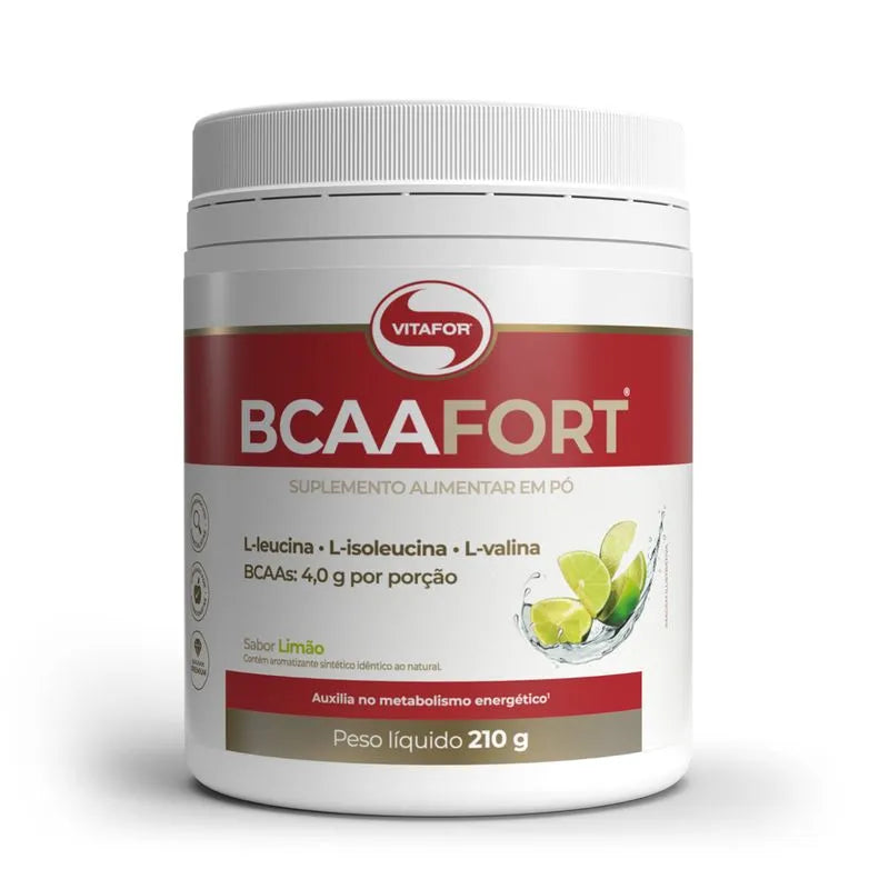 BCAA Fort 210g - limão - Vitafor