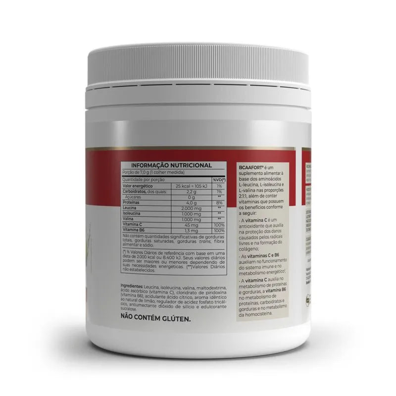 BCAA Fort 210g - limão - Vitafor