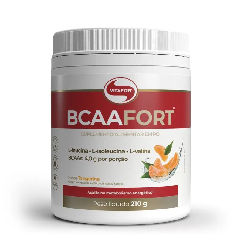 BCAA Fort 210g tangerina - Vitafor