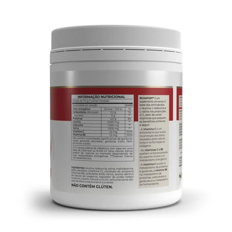 BCAA Fort 210g tangerina - Vitafor