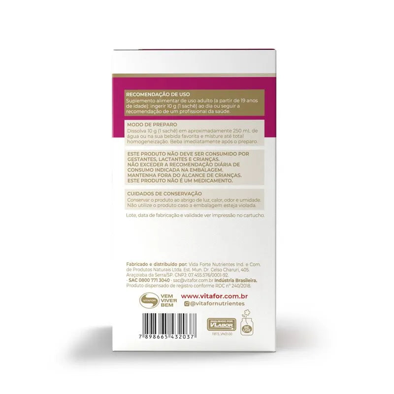 Colagentek - 10 sachês 10g abacaxi - Vitafor