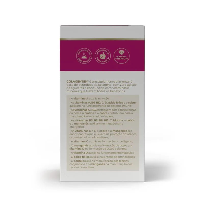 Colagentek - 10 sachês 10g abacaxi - Vitafor