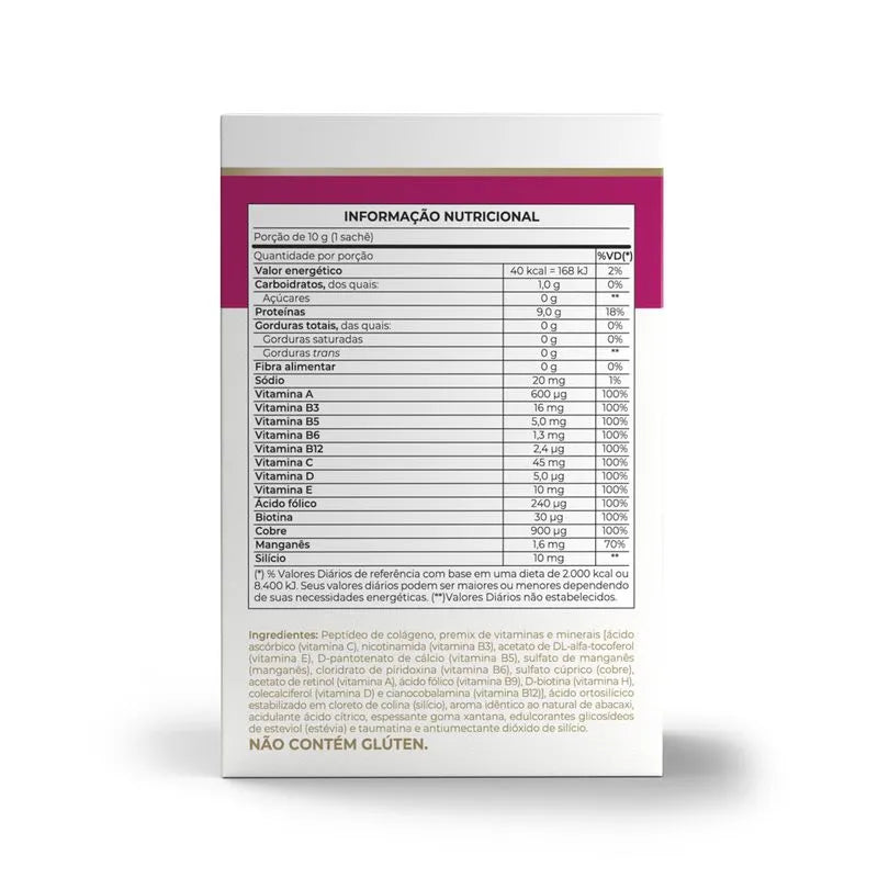 Colagentek - 10 sachês 10g abacaxi - Vitafor