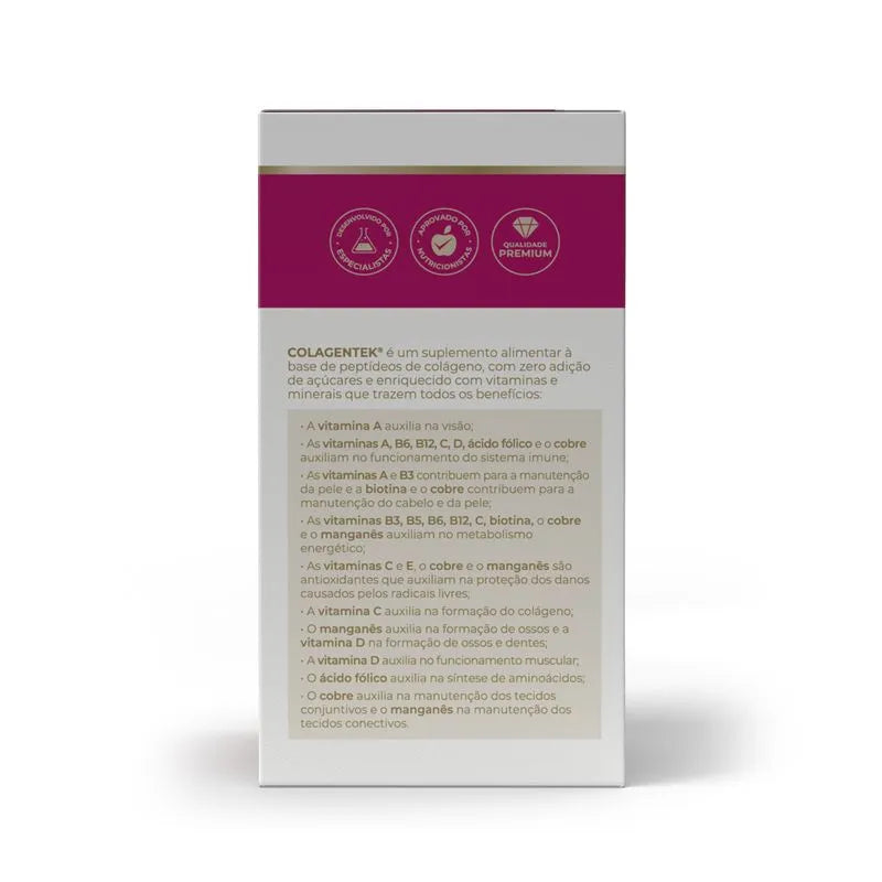 Colagentek - 10 sachês 10g Cranberry - Vitafor