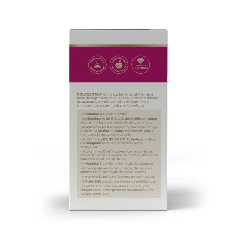 Colagentek - 10 sachês 10g maçã verde - Vitafor