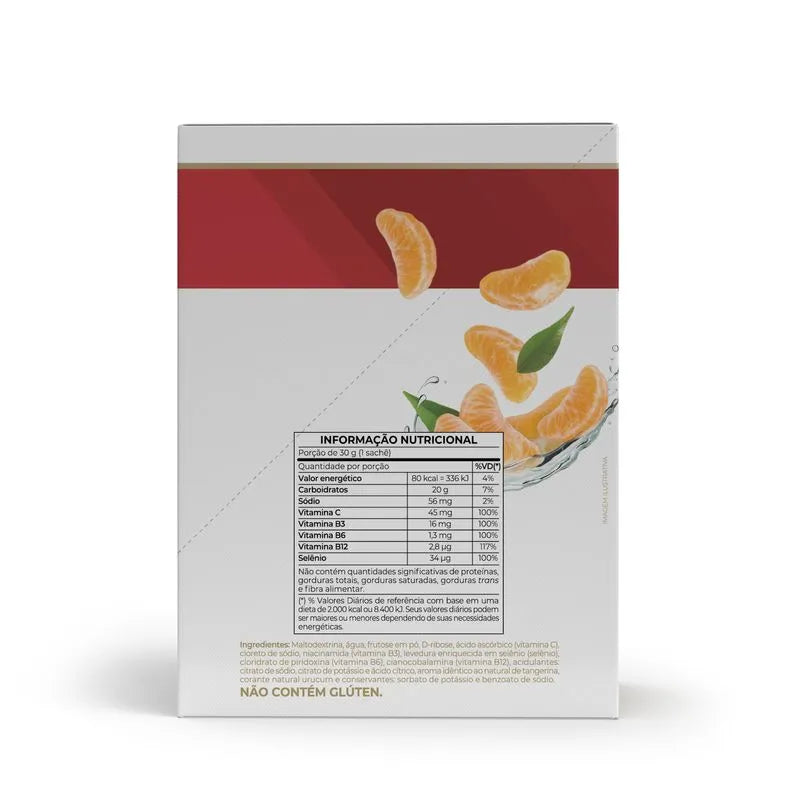 Endurance Energy gel - 12 sachês 30g tangerina - Vitafor