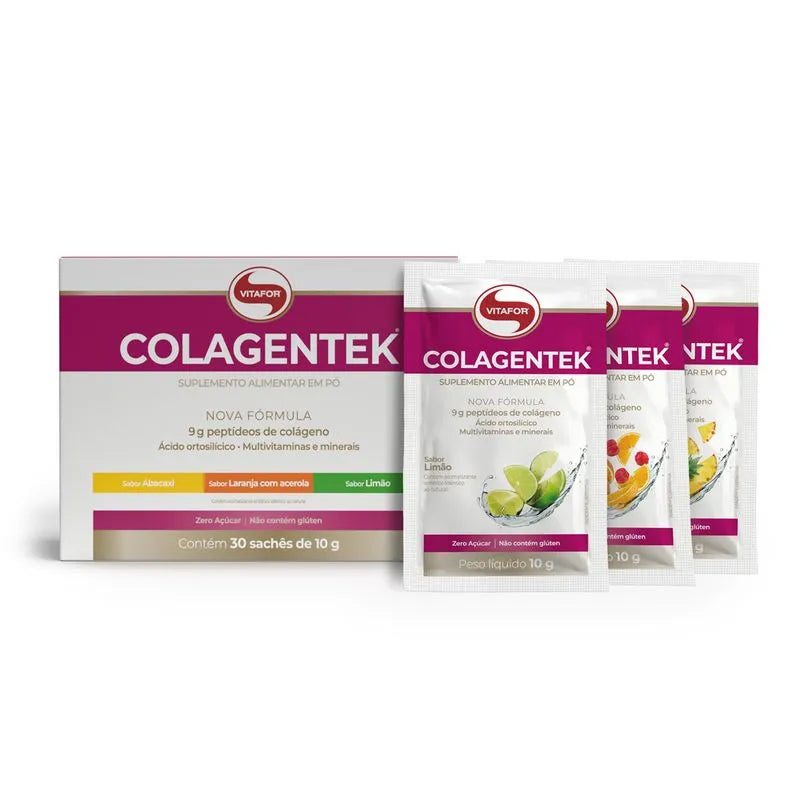 Colagentek - 30 sachês 10g sortido - Vitafor