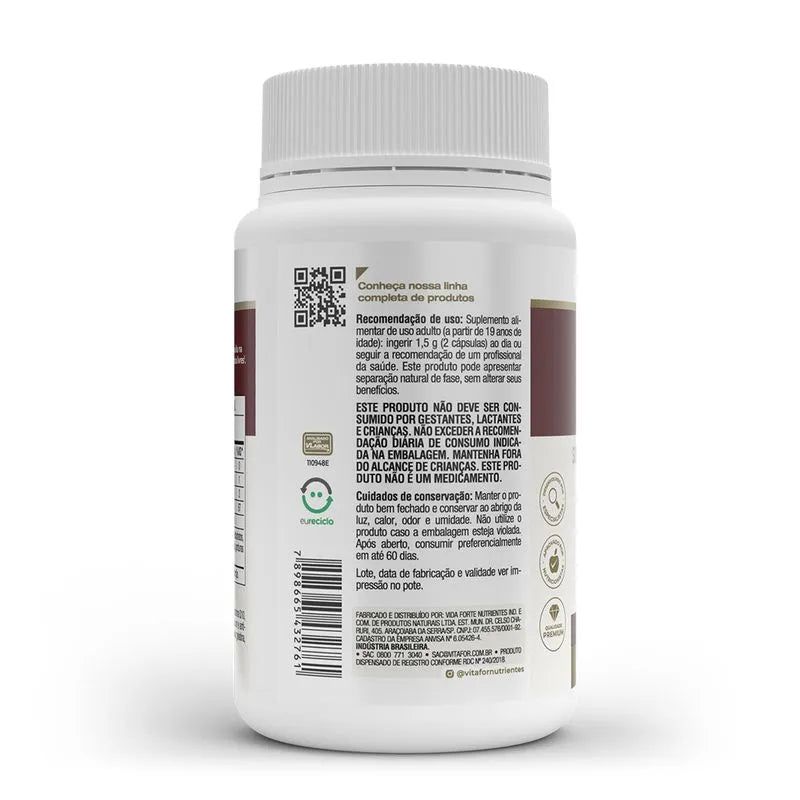 Coenzima Q10 - 120 cap (200mg p/ porção) - Vitafor