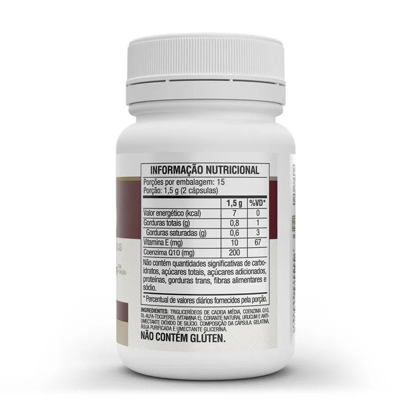 Coenzima Q10 - 30 cap (200mg p/ porção) - Vitafor