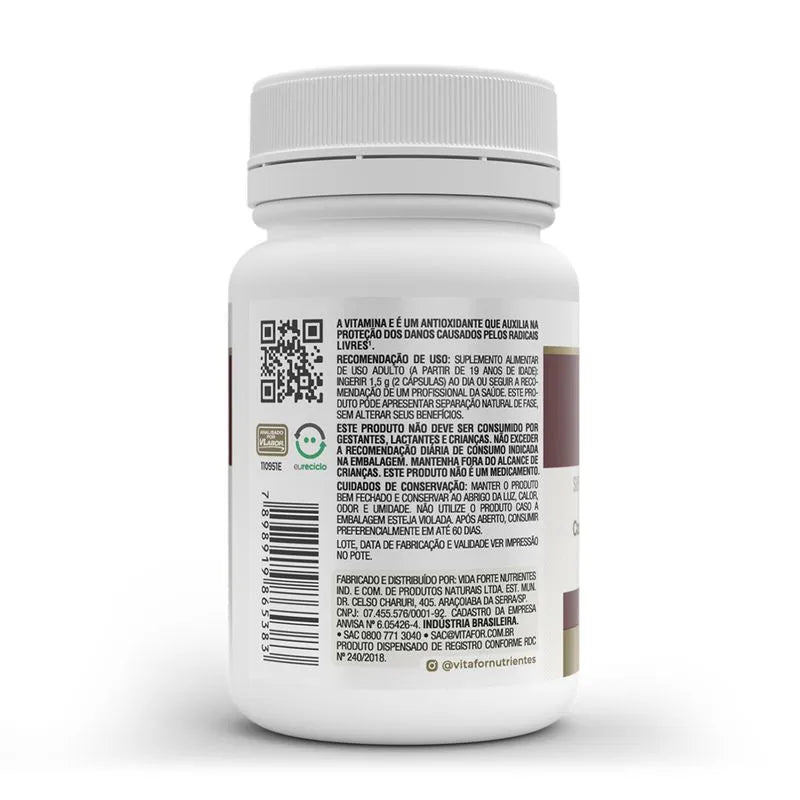 Coenzima Q10 - 30 cap (200mg p/ porção) - Vitafor