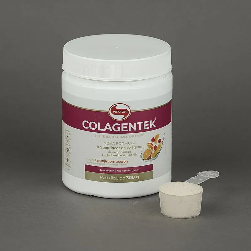 Colagentek - 300g laranja com acerola - Vitafor