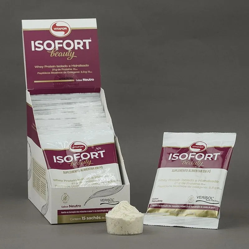 Isofort Beauty - 15 sachês 25g neutro - Vitafor