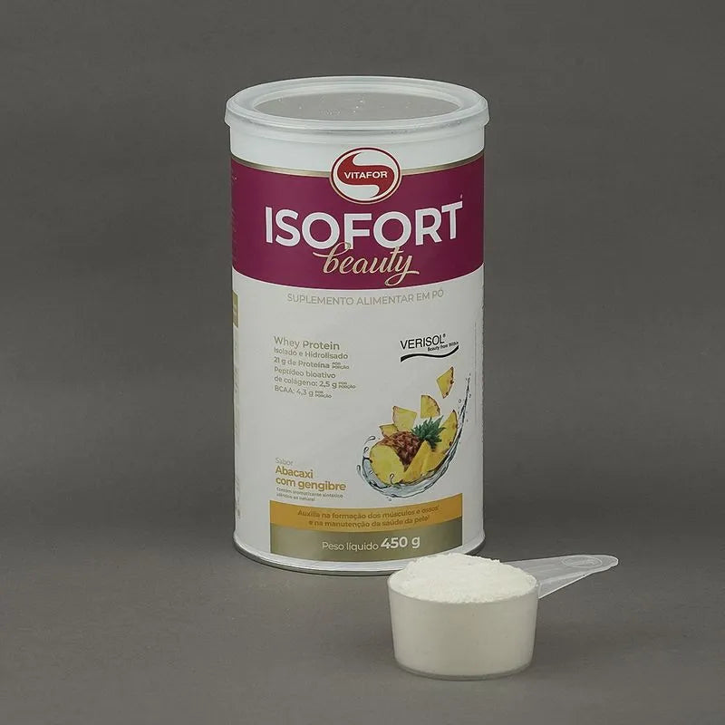 Isofort Beauty - 450g abacaxi com gengibre - Vitafor