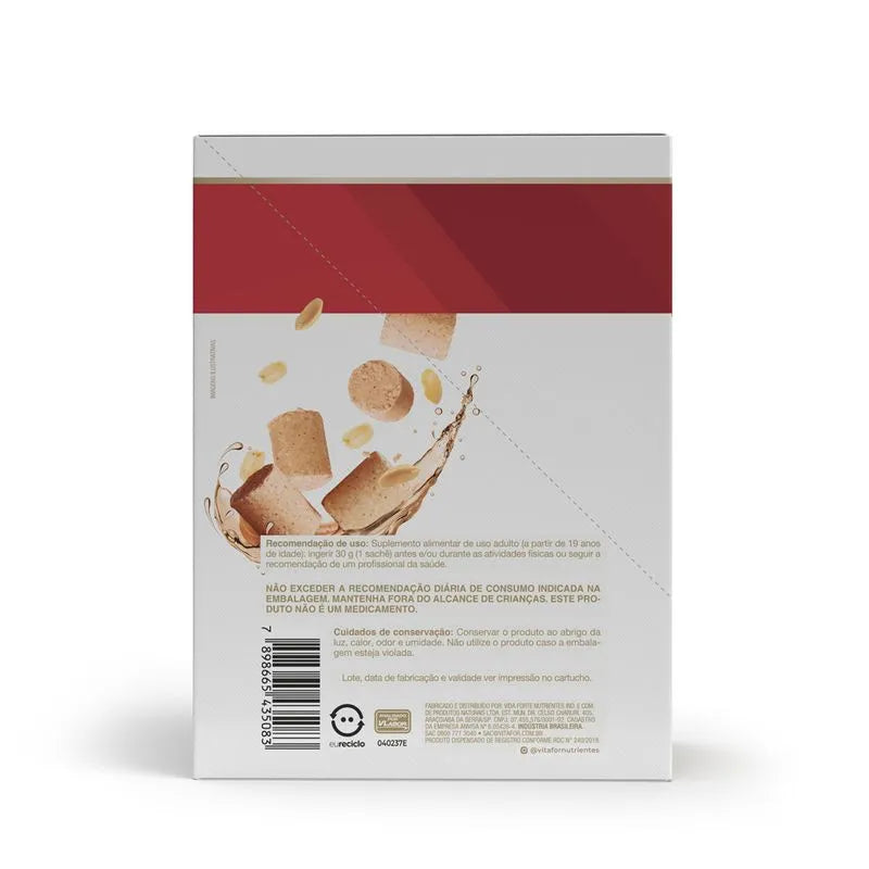 Endurance Energy gel - 12 sachês 30g paçoca- Vitafor