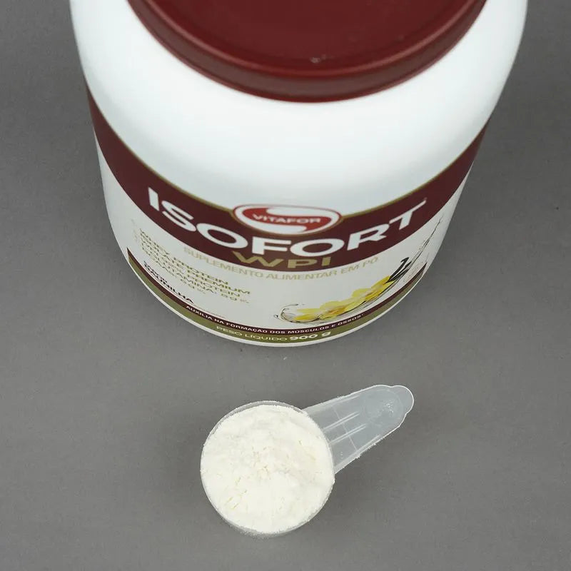 Whey Protein Isolado - Isofort - 900g baunilha - Vitafor