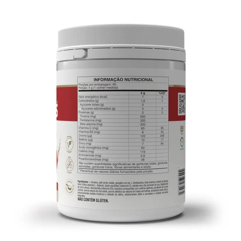 Termo plus - 240g frutas vermelhas com gengibre e chá verde - Vitafor