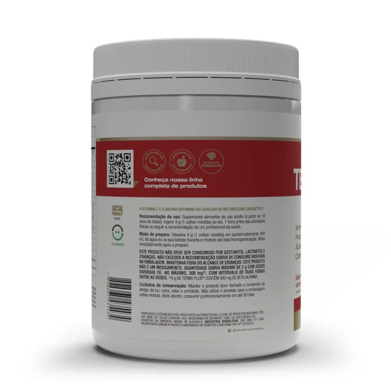 Termo plus - 240g frutas vermelhas com gengibre e chá verde - Vitafor
