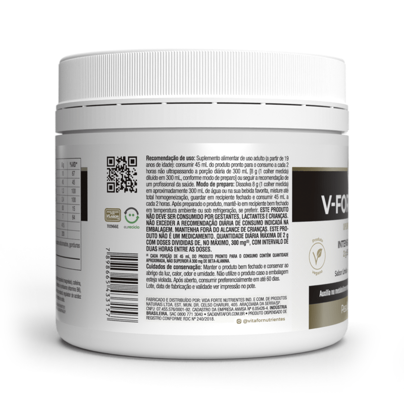 V-Fort Ultra - 240g limão - Vitafor