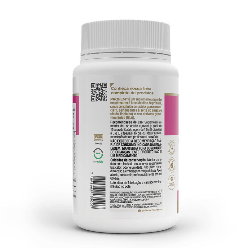 Profem - 120 cápsulas - Vitafor