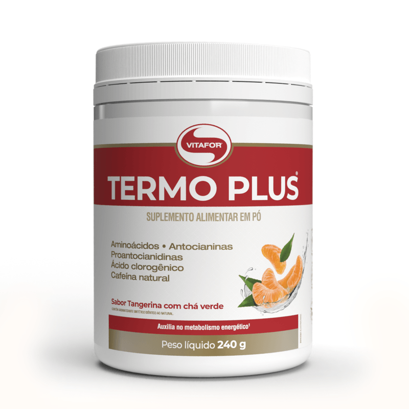 Termo plus - 240g tangerina com chá verde - Vitafor