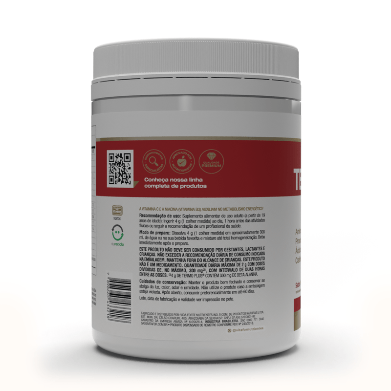 Termo plus - 240g tangerina com chá verde - Vitafor