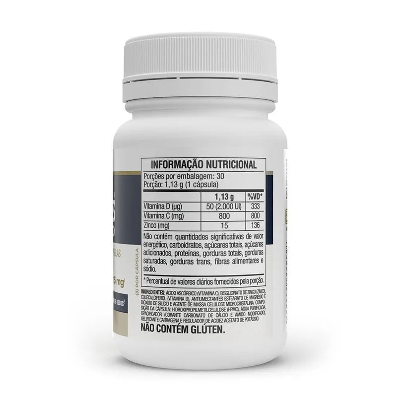 Vita D3 + C + Zinco - 30 Cap - Vitafor