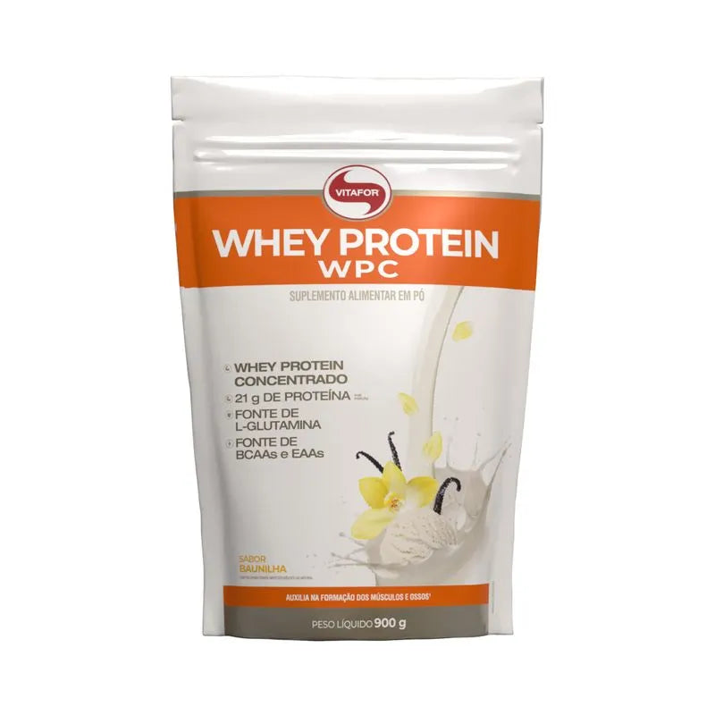 Whey Protein WPC -Pouch 900g baunilha - Vitafor